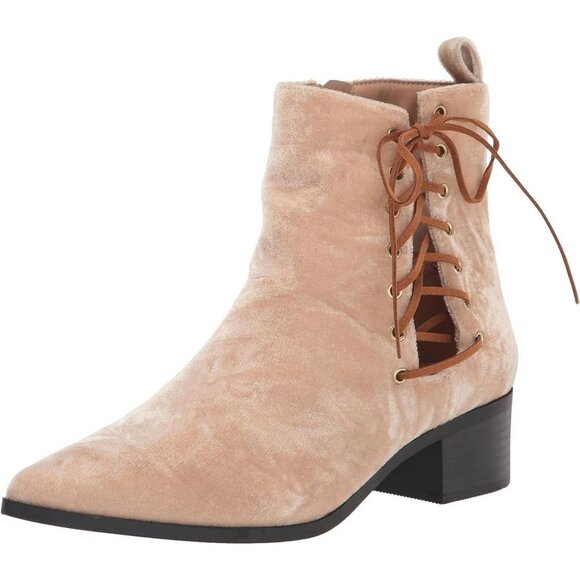 NWT Journee Collection Women's Tru Comfort Foam Aqua Bootie AQUA Nude Brown 8M - Picture 1 of 14